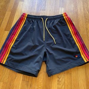Aviator Nation Men’s 5-stripe Flex Shorts//Black//Size 31
